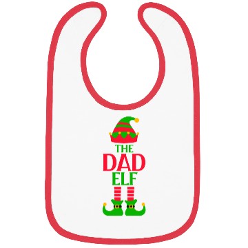 Discover The Dad Elf Christmas Bibs