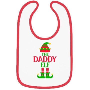 Discover The Daddy Elf Christmas Bibs