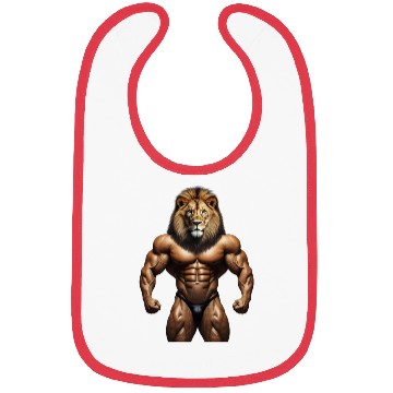 Discover LION KING POWER: MUSCLE CHAMPION Bodybuilder Gym Bibs