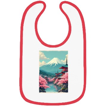 Discover Serenity Beneath Mount Fuji Bibs