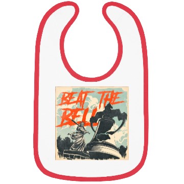 Discover Queen of Liberty use baseball bat to beat the bell Bibs