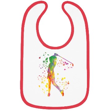 Discover Golfer Colorsplash Kids Miniature Golf Bibs