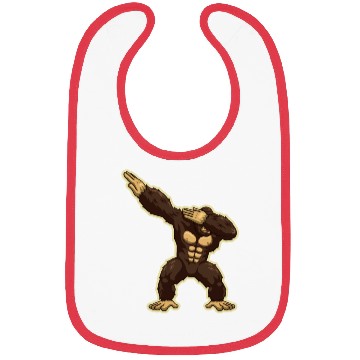 Discover Monkey Chimpanzee Gorilla Dabbing Ape Bibs