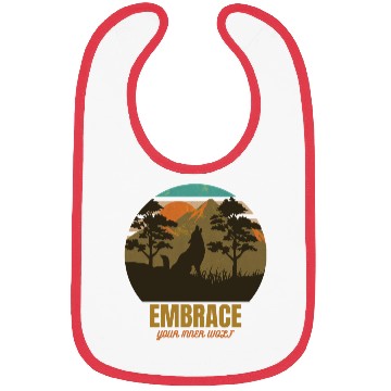 Discover Embrace Your Inner Wolf Bibs