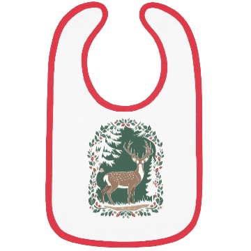 Discover Cottagecore Forest Deer Serenity Bibs