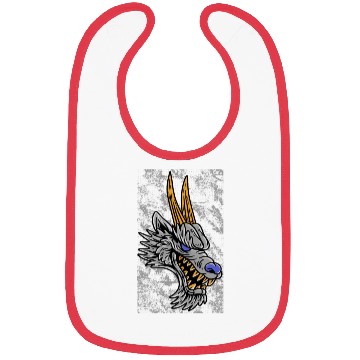 Discover Fantasy RPG Wolf Magic Dungeon Bibs