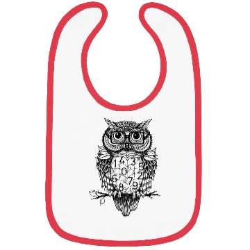 Discover Smart Owl Math Numbers | STEM, Science, Professors Bibs