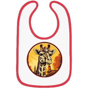 Discover Firefighter giraffe Bibs