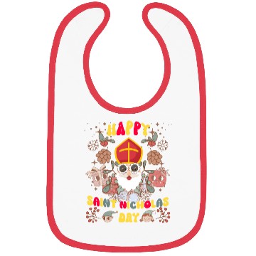 Discover Groovy Saint Nicholas Day logo Bibs