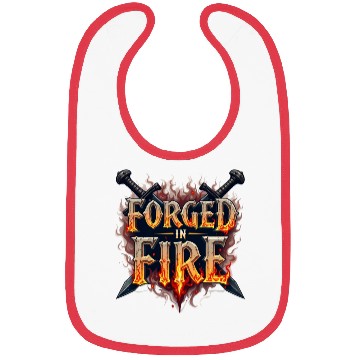 Discover Forged in Fire - Medieval Typography Bibs