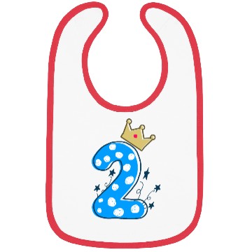 Discover 2nd birthday boys Bibs