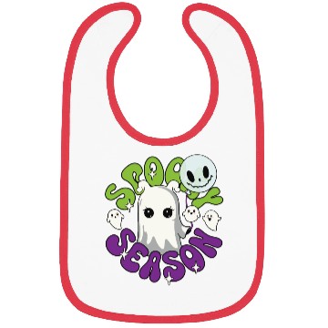 Discover Halloween Ghosts Spooky Season Bibs
