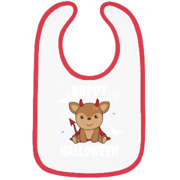 Discover Deer Happy Halloween Cute Devil Witch Costume Bibs