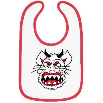 Discover Demon Monster Cat Halloween Fun Horror Devil Horns Bibs