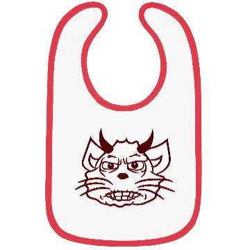 Discover Demon Monster Cat Halloween Fun Horror Devil Horns Bibs