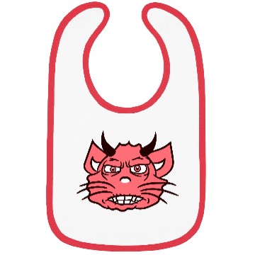 Discover Demon Monster Cat Halloween Fun Horror Devil Horns Bibs
