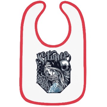 Discover silence Chicano Vintage Design Bibs