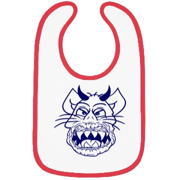 Discover Demon Monster Cat Halloween Fun Horror Devil Horns Bibs
