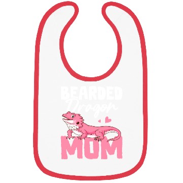 Discover Bearded Dragon Mom Lizard Lover Bibs