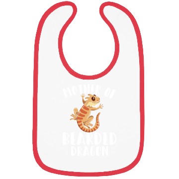 Discover Mother Of Bearded Dragon Lizard Lover Mom Women Bibs