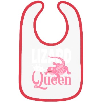 Discover Bearded Dragon Lizard Lover Girl Lizard Queen Bibs