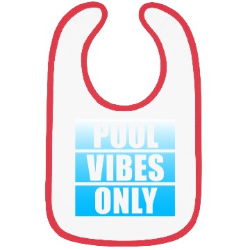 Discover Pool Vibes Only Funny Swimming Pool Swim Team Bibs