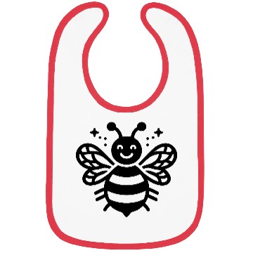 Discover Honey bee kids style insect drawing path15 Bibs