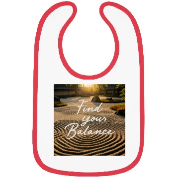 Discover Find Your Balance Tranquil Sand Lines Collection Bibs