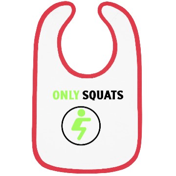 Discover Only Squats Icon Bibs