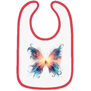 Discover Vibrant Magical Butterfly Design Bibs