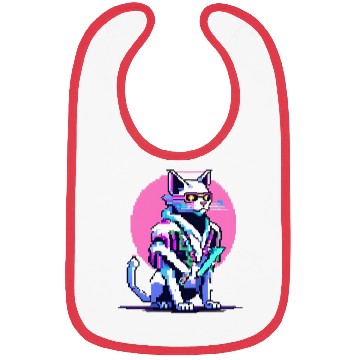 Discover Cyberpunk Blade Cat Bibs