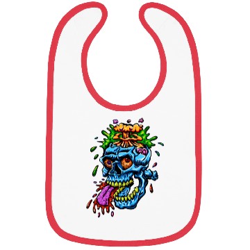 Discover Zombie Head Bibs