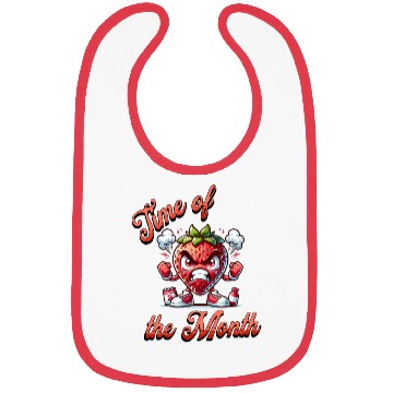 Discover Time of the Month Periode Menstruation Theme Bibs