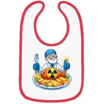 Discover Fission Chips Science Fun Physics Humor Bibs