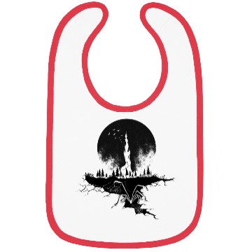 Discover Halloween Castle Spider Bibs