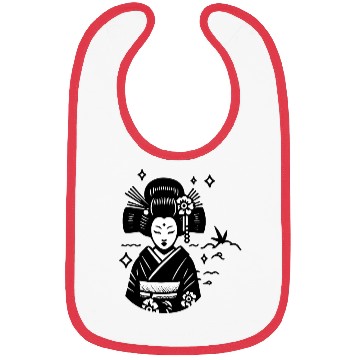 Discover Japanese Geisha Bibs