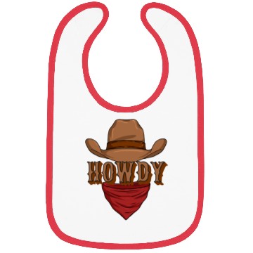 Discover Howdy Cowboy Bibs