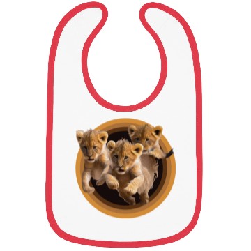 Discover Kittens, Lion cubs Bibs