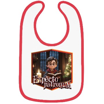 Discover Magical christmas expecto patronum wizard Bibs
