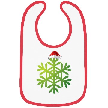 Discover Christmas Buffalo Plaid Snowflakes Santa hat Bibs