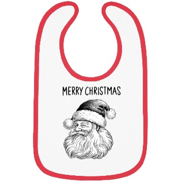 Discover Illustrative Merry Christmas Bibs