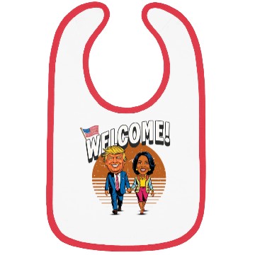 Discover donal trump & kamala harris Bibs