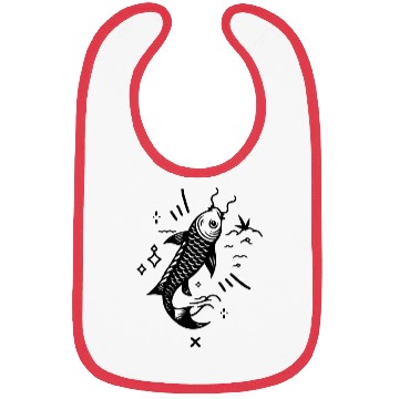 Discover Japanese Fish Tattoo Bibs