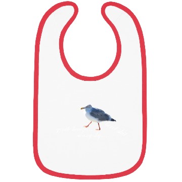 Discover sun sea atlantic coast seagull holidays bird shit Bibs