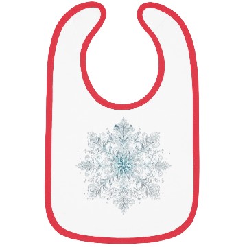 Discover Elegant Snowflake Intricate Glow Winter 2 Bibs