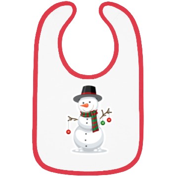 Discover the white snowmen Bibs