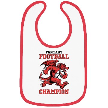 Discover Funny Fantasy Football Champion Dragon Running Bibs