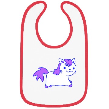 Discover Little Pony Cat Face Little Small Horse Riding Fun Bibs