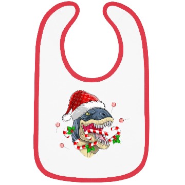 Discover Santasaurus Rex Dinosaur xmas Santa Hat Santa Hat Bibs