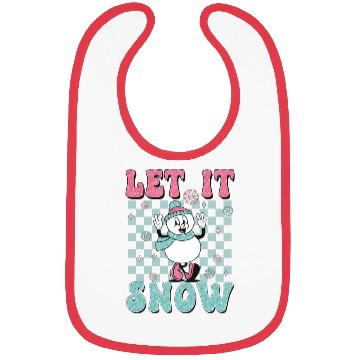 Discover Let It Snow Funny Holiday Christmas Bibs